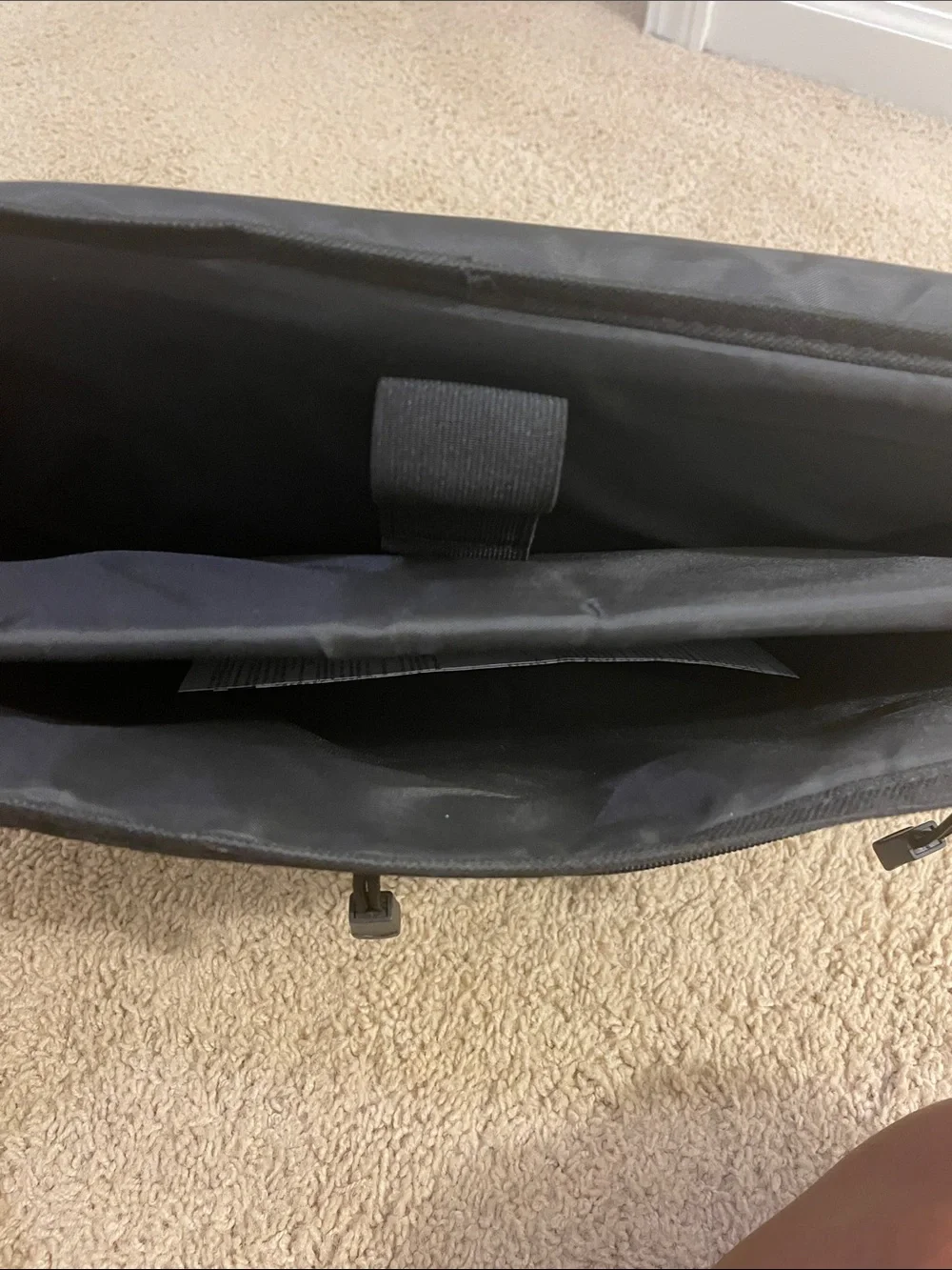 Lenovo Black and Grey Messenger Laptop Bag